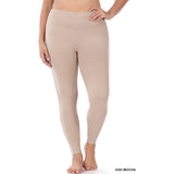 Mocha Wide Waist Band Leggings