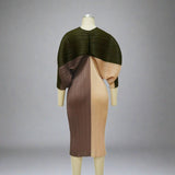 Color Block Midi Dress