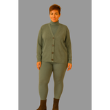 Ash Jade V-Neck Viscose Cardigan Sweater