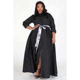Black A line Dress