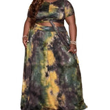 D'Niya Tie-Dyed Skirt Set