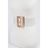 Oversized Transparent Pvc Belt