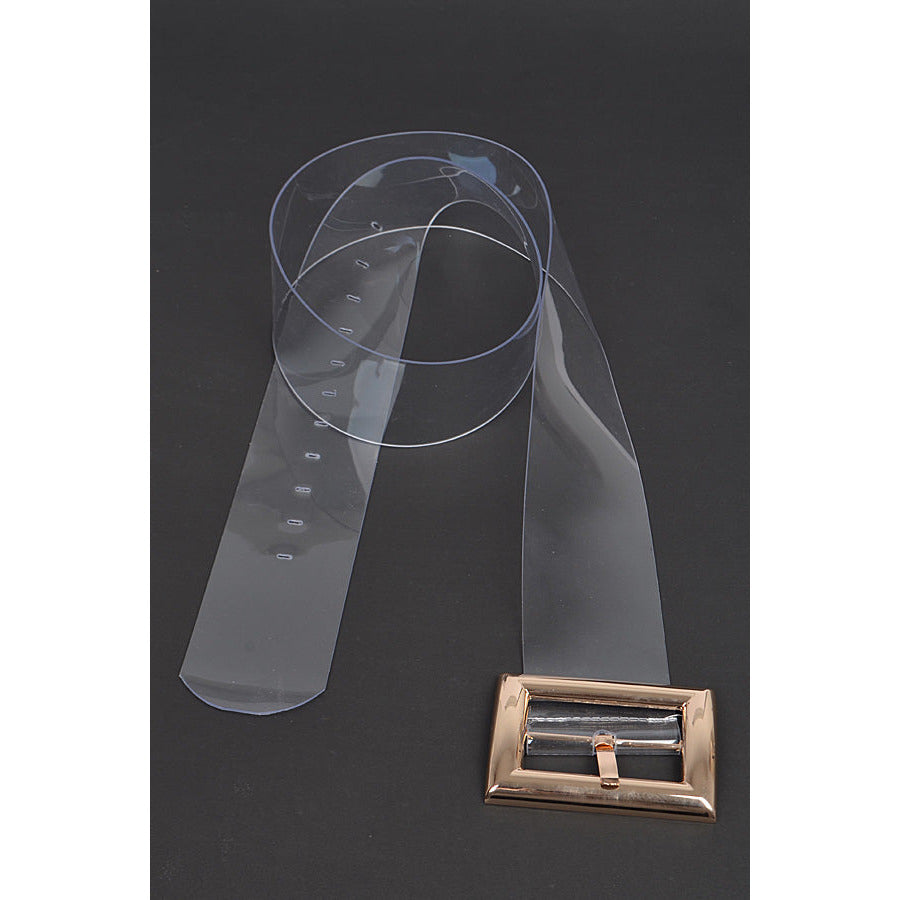 Oversized Transparent Pvc Belt – TamDiva's Boutique