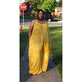 Yellow Flare Leg Jumpsuit
