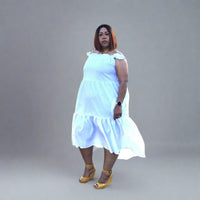 off Shoulder Tiered Dress