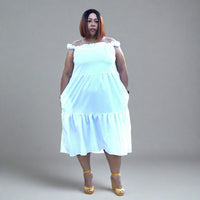 off Shoulder Tiered Dress